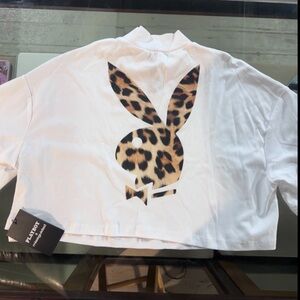 PLAYBOYXmissguided with Leopard Print Logo